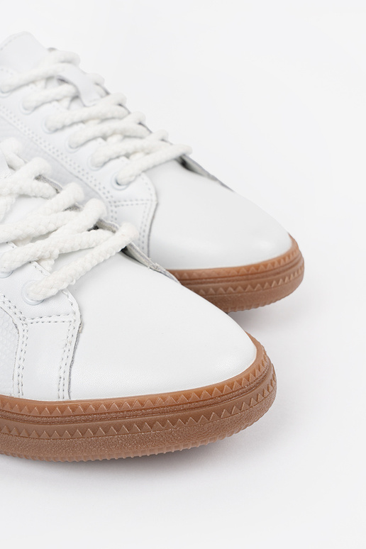Witte leren dames sneakers Sergio Leone Witte leren dames sneakers Sergio Leone
