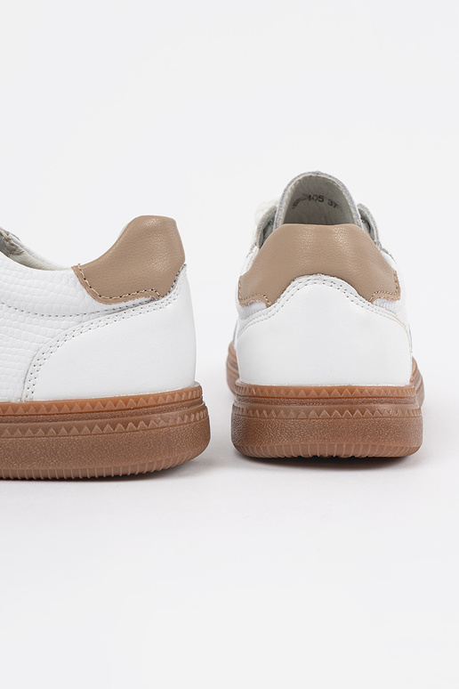 Witte leren dames sneakers Sergio Leone Witte leren dames sneakers Sergio Leone