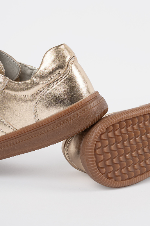 Gouden leren dames sneakers Sergio Leone Gouden leren dames sneakers Sergio Leone