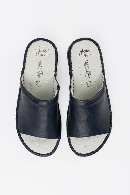 Dames slippers met leren inlegzolen...