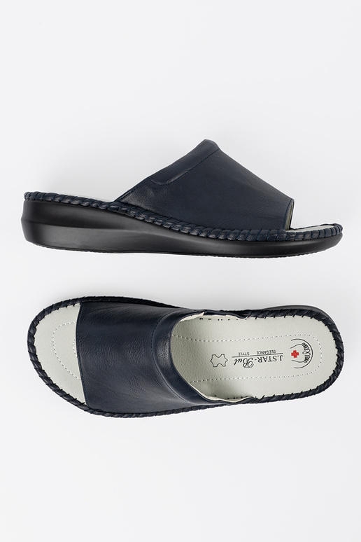 Dames slippers met leren inlegzolen...