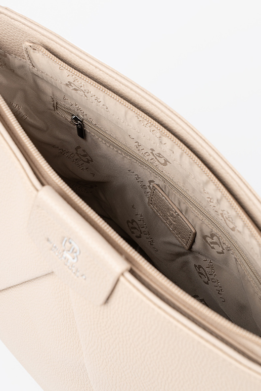 Schoudertas in zandkleur