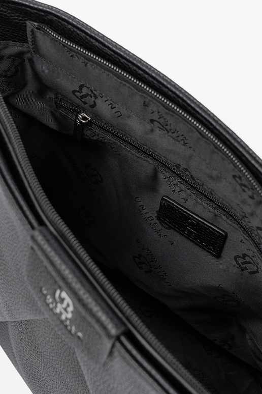 Schoudertas met schouderband, zwart