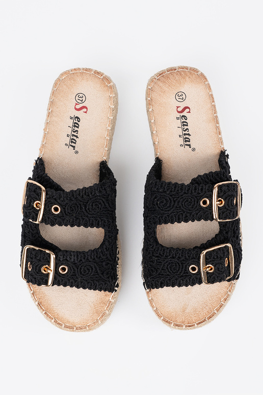Slippers zInart gevlochten met... Slippers zInart gevlochten met...