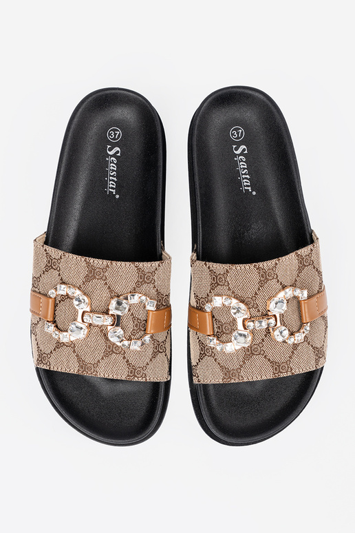 ZInart en-bruine kleur slippers ze... ZInart en-bruine kleur slippers ze...