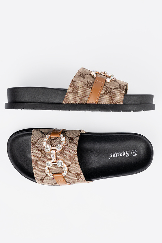 ZInart en-bruine kleur slippers ze... ZInart en-bruine kleur slippers ze...