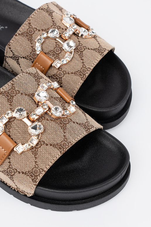 ZInart en-bruine kleur slippers ze... ZInart en-bruine kleur slippers ze...