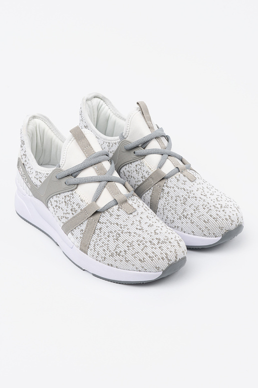 Sportieve witte-grijze schoenen