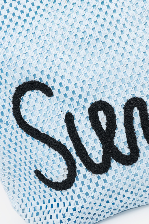 Blauwe strandtas Blauwe strandtas