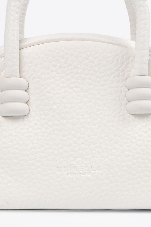 Witte portemonnee met riempjes