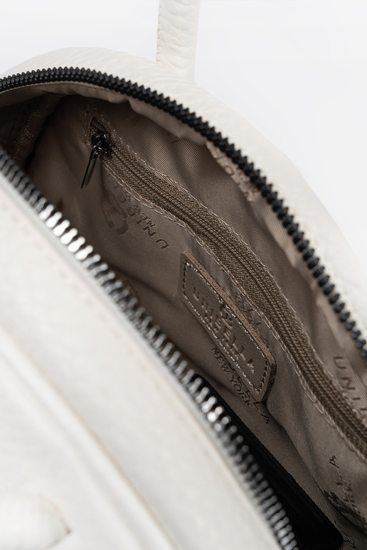 Witte portemonnee met riempjes