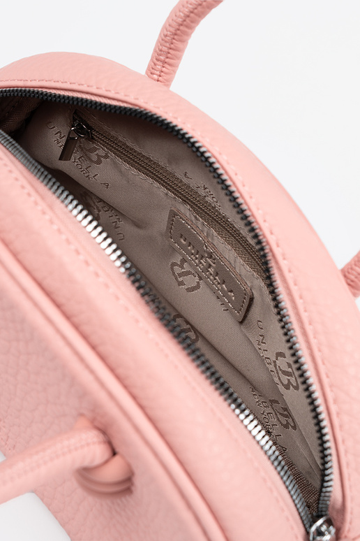 Roze portemonnee met riempjes