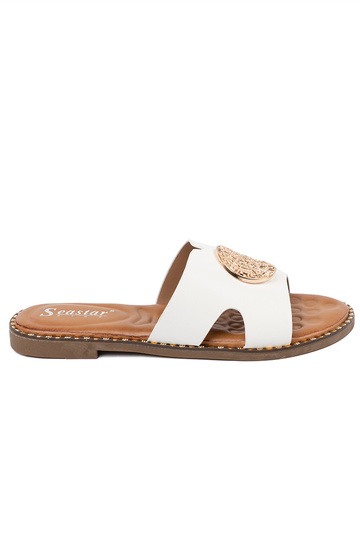 Slippers Initte kleur met...