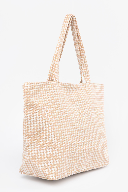 Strandtas / tas met zand- en wit...