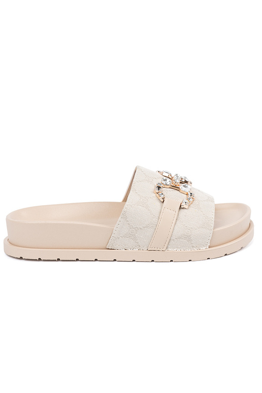 ivoor slippers ze zdobieniem