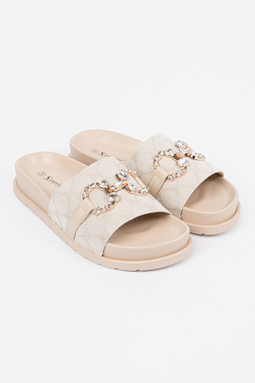 ivoor slippers ze zdobieniem 2