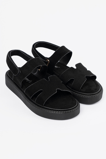 Zwarte sandalen met... 2