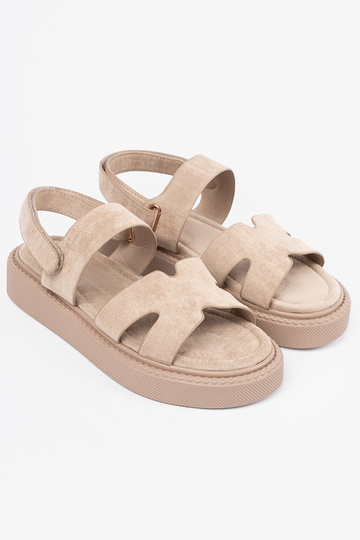 Beige schoenen met platform... 2