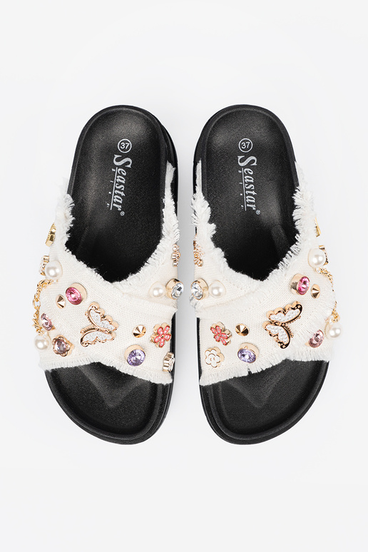 Initte kleur slippers met zInart...