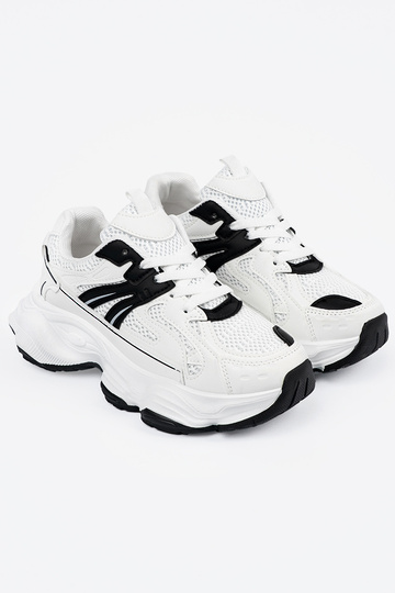 Witte sportieve schoenen op... 2