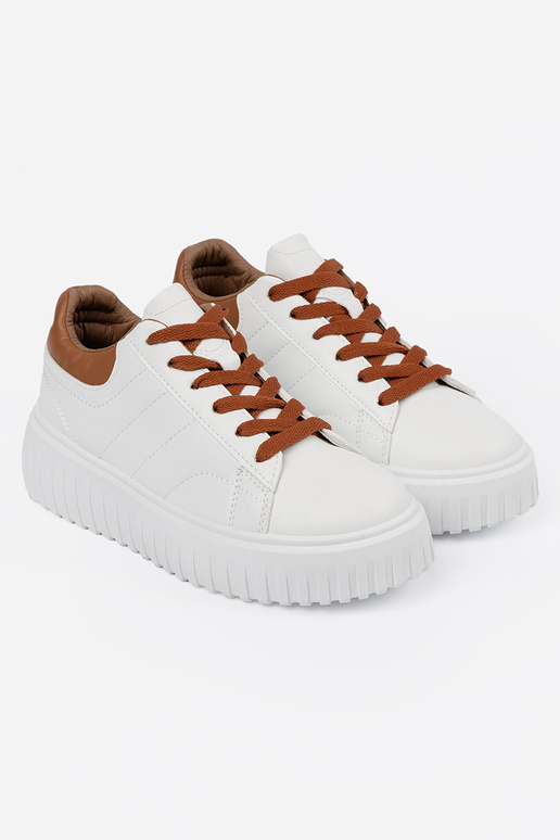 Witte kleur sportieve schoenen met...