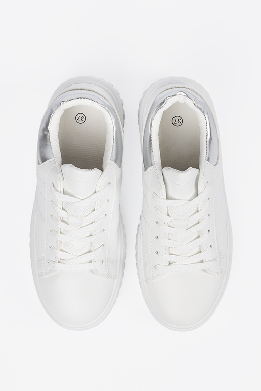 Witte kleur sportieve schoenen met...