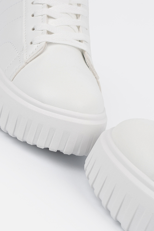 Witte kleur sportieve schoenen met...