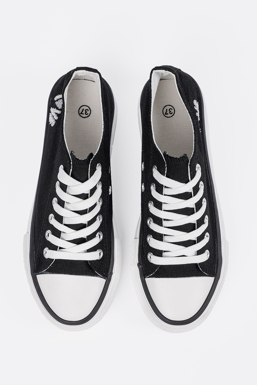 Zwarte kleur dames casual schoenen...