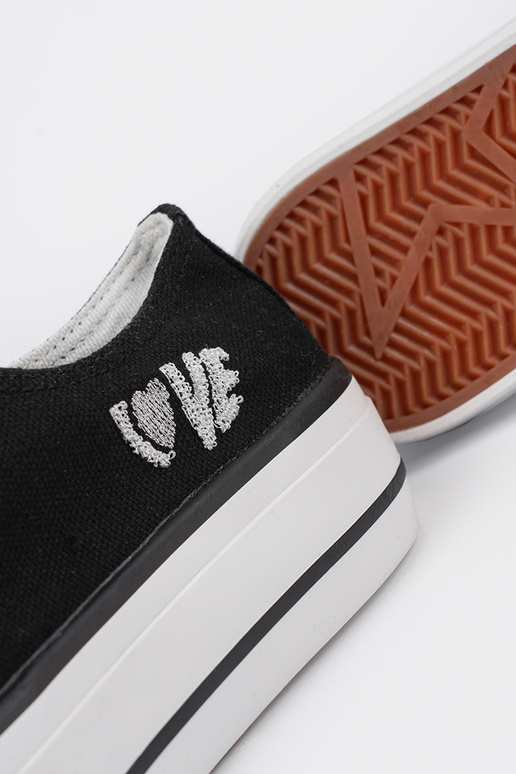 Zwarte kleur dames casual schoenen...