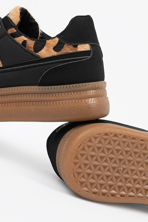 Dames zwarte sportschoenen met... Dames zwarte sportschoenen met...