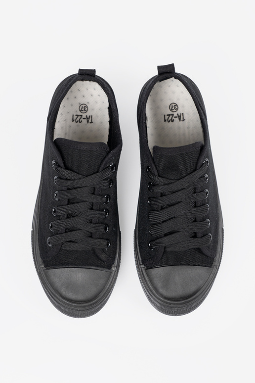 Comfortabele zwarte schoenen met een...