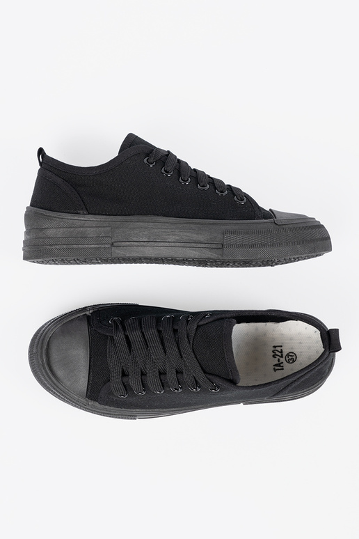 Comfortabele zwarte schoenen met een...