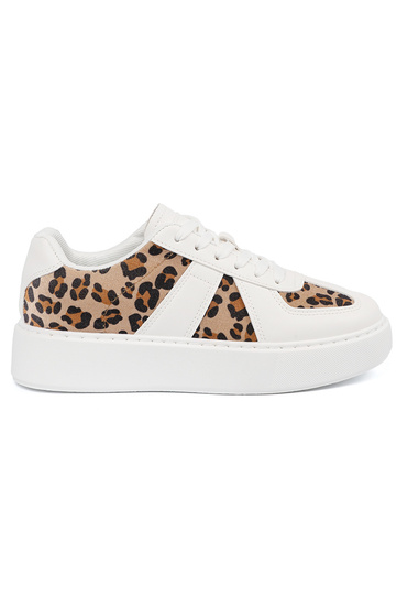 Witte sportschoenen met...