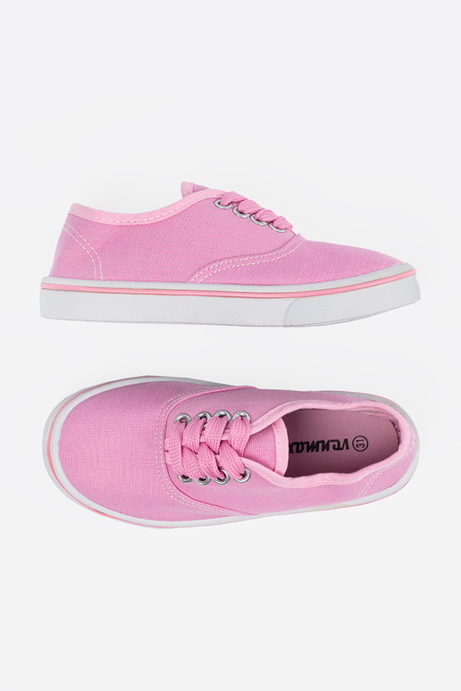 Heldere roze kinderschoenen voor...