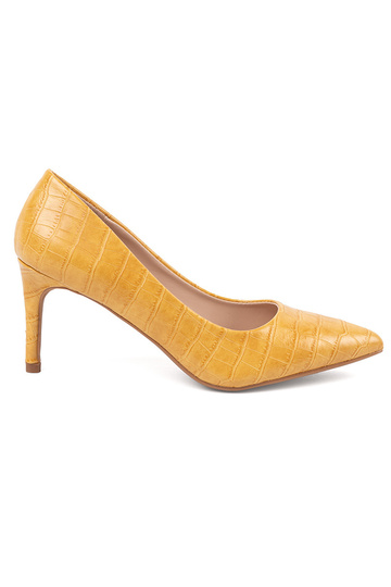 Geel klassieke hoge hakken...