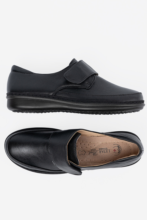 Dames halfhoge schoenen met klittenband