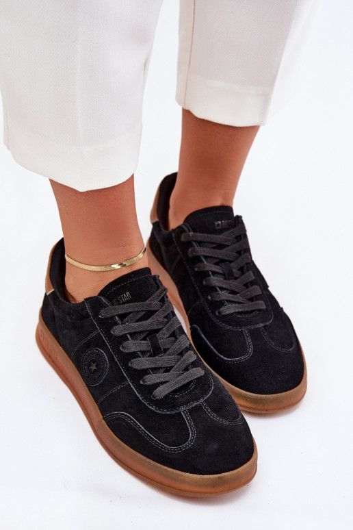 van suède Sneakers model schoenen Dames Big Star RR274851 HI-POLY SYSTEM zInart