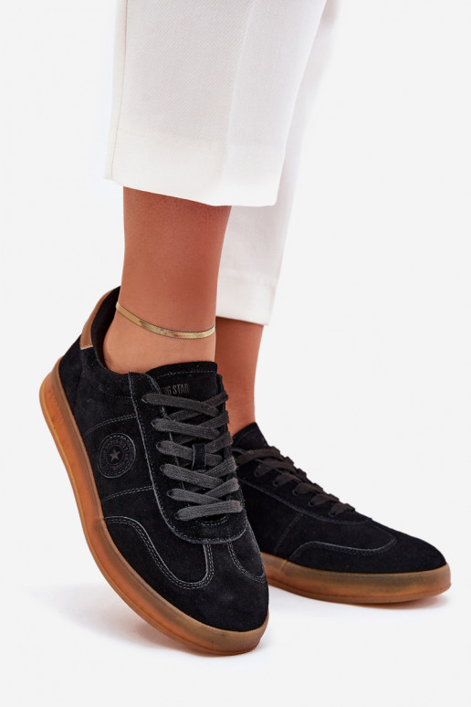 van suède Sneakers model schoenen Dames Big Star RR274851 HI-POLY SYSTEM zInart