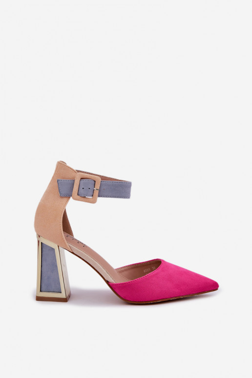 sandalen met hakken Ze Szpiczastymi Noskami roze Gekkaria sandalen met hakken Ze Szpiczastymi Noskami roze Gekkaria