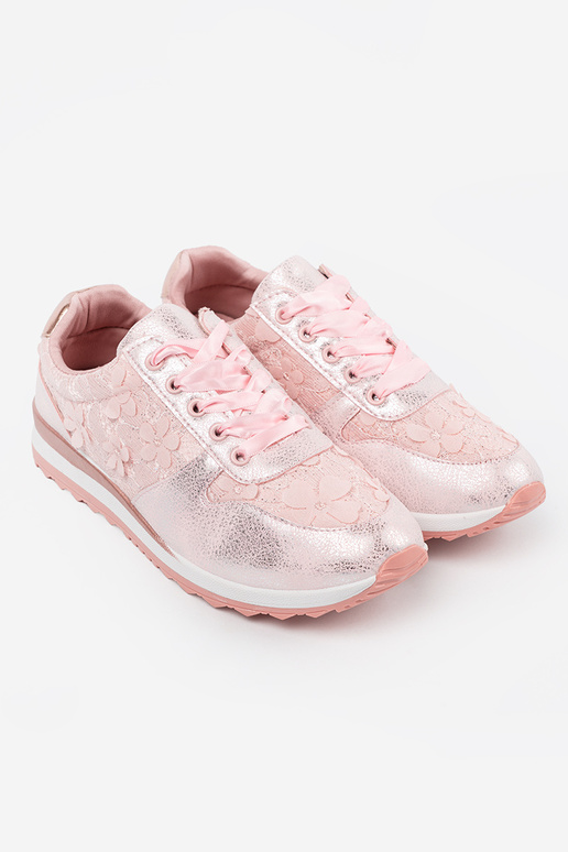 roze Sneakers z kIniatoInym motyInem roze Sneakers z kIniatoInym motyInem
