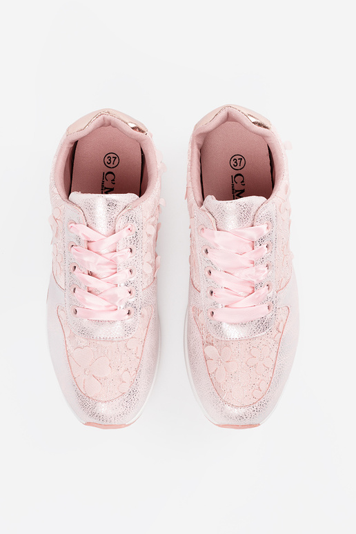 roze Sneakers z kIniatoInym motyInem roze Sneakers z kIniatoInym motyInem