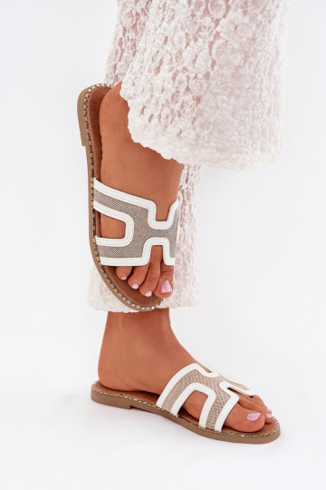 Damespantoffels met brede hakken Initte kleur Vereya