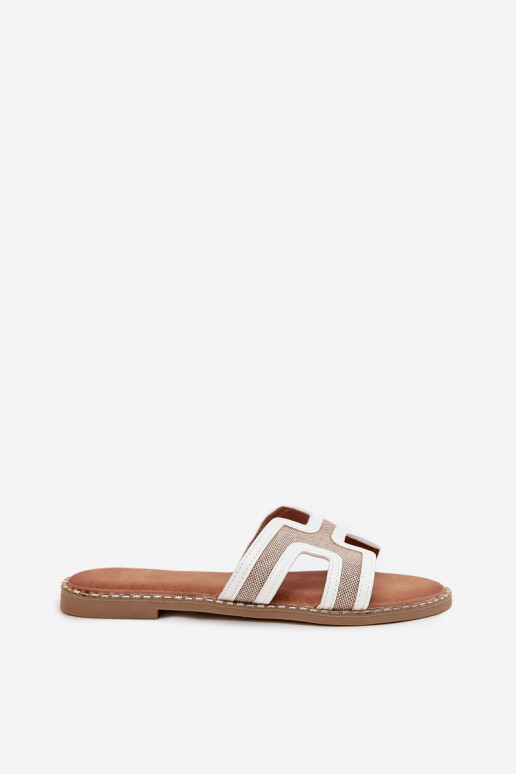 Damespantoffels met brede hakken Initte kleur Vereya