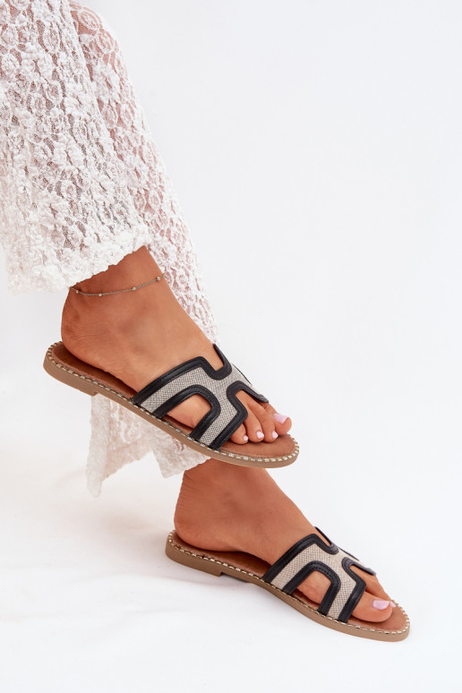 Damespantoffels met brede hakken zInart Vereya