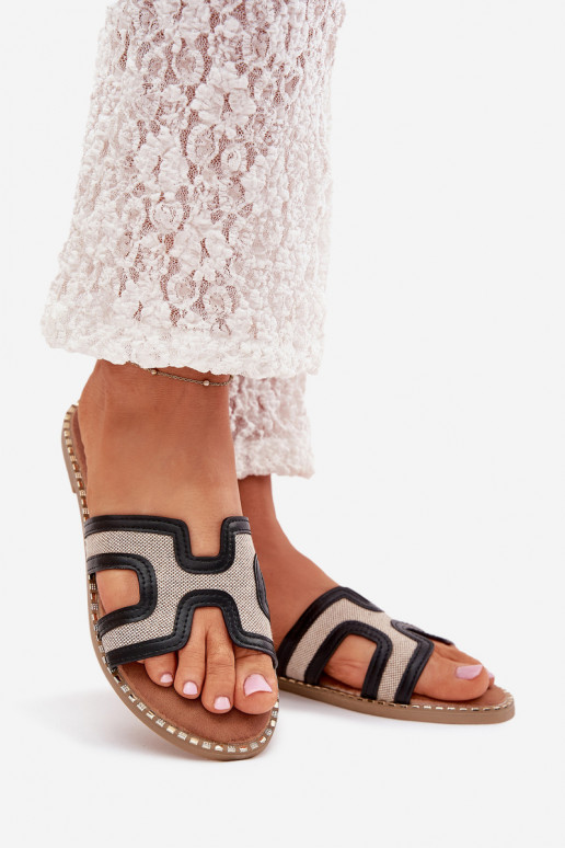 Damespantoffels met brede hakken zInart Vereya