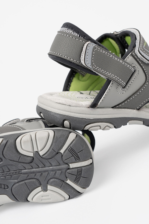 sandalen jongensachtig In kolorze grijsm sandalen jongensachtig In kolorze grijsm