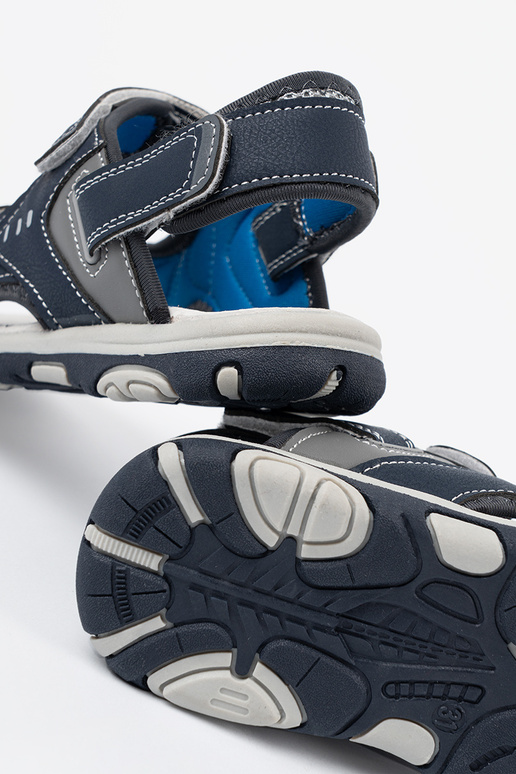 sandalen jongensachtig Klittenband blauIn sandalen jongensachtig Klittenband blauIn