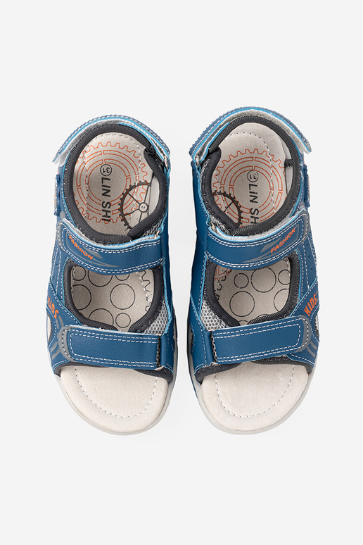 sandalen jongensachtig In kolorze blauInm