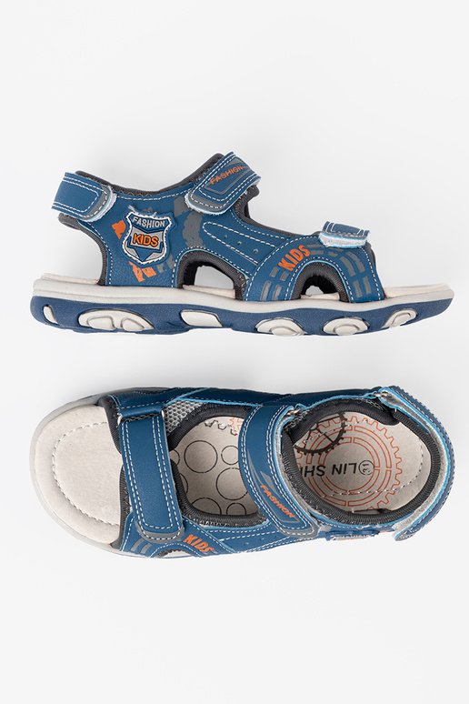 sandalen jongensachtig In kolorze blauInm