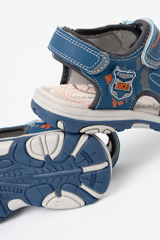 sandalen jongensachtig In kolorze blauInm